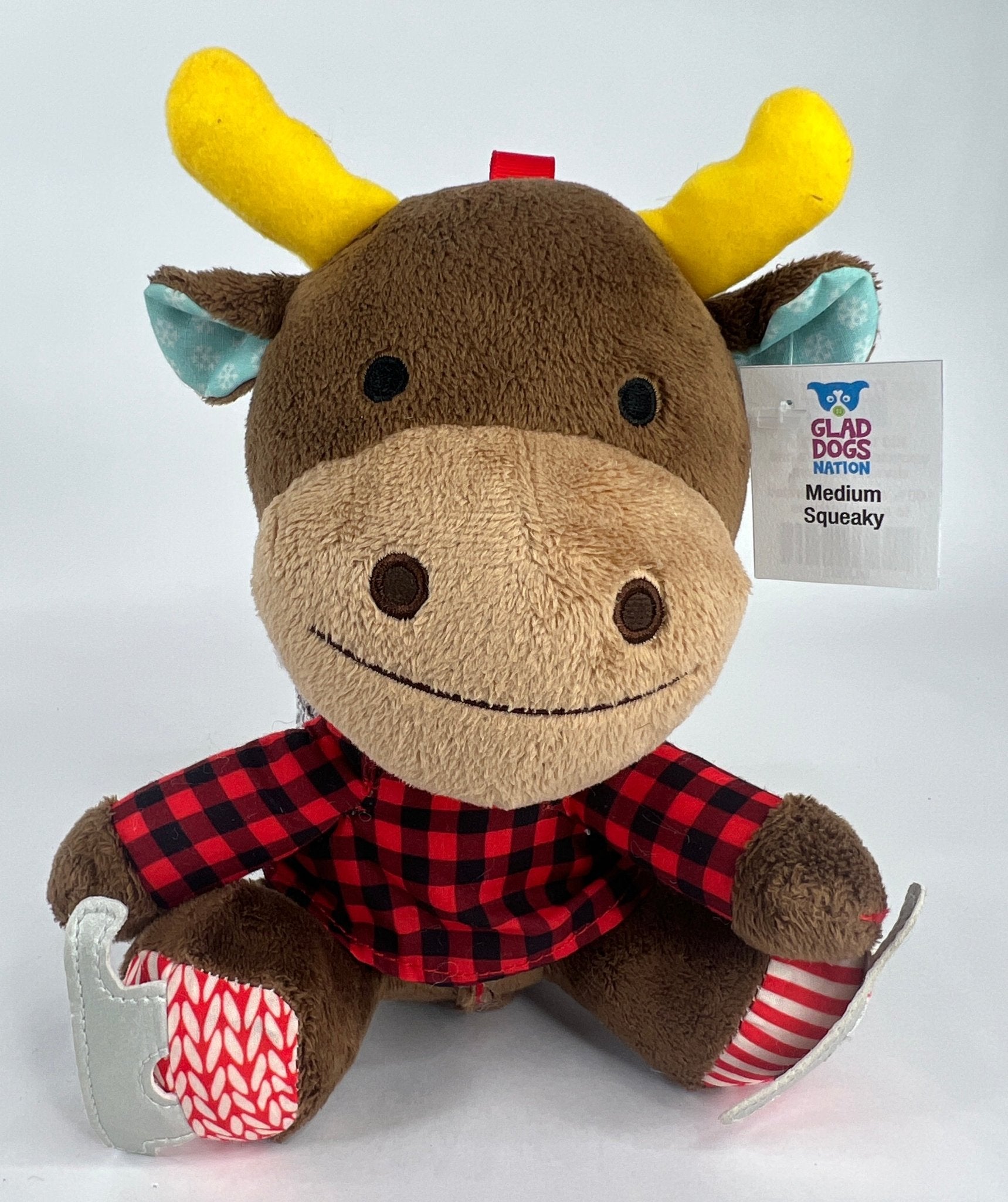 25% OFF! Medium Stuffed & SQUEAKY Holiday Dog Toys - Glad Dogs Nation | ALL Profits Donated