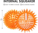 2.5" Spiky Squeaker Ball, 3 Colors CHEAPER THAN AMAZON - Glad Dogs Nation | ALL Profits Donated
