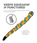 $3 OFF! Outward Hound Durablez Stuffing - Free Squeaky Interactive Snake Dog Toy, Orange, XL - Glad Dogs Nation | ALL Profits Donated
