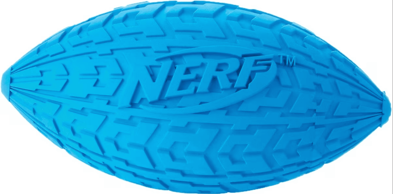 34% OFF! Nerf Pet Nerf Dog 6" Rubber Squeaker Tire Football Dog Toy | CHEAPER THAN CHEWY - Glad Dogs Nation | ALL Profits Donated