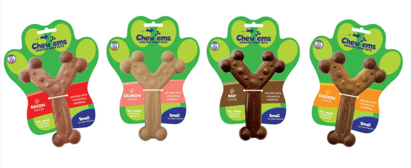 40% OFF! Chew'ems Small Wishbone Chew: 4 Flavors - Glad Dogs Nation | ALL Profits Donated