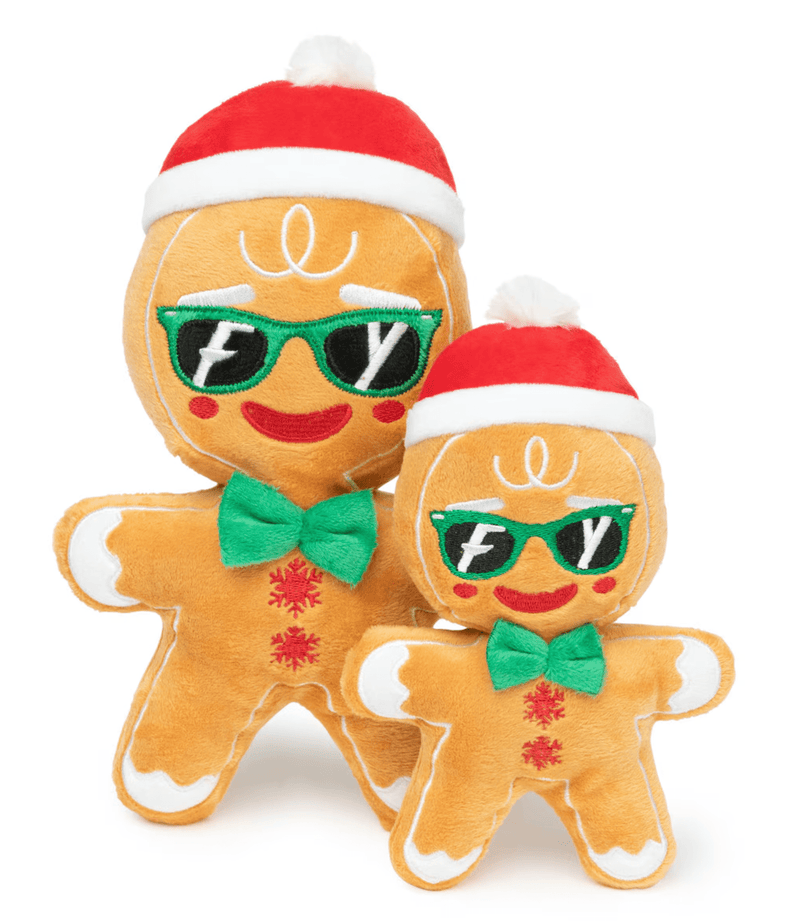 48% OFF! FuzzYard Dog Toy Squeaky Jolly Gingerboi for Large Dogs - Glad Dogs Nation | ALL Profits Donated