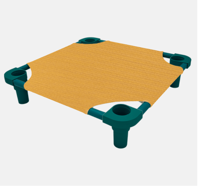 4Legs4Pets Elevated Pet Bed: JACKSONVILLE Football Team Spirit - Glad Dogs Nation | ALL Profits Donated