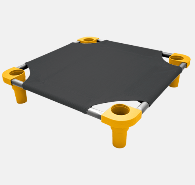 4Legs4Pets Elevated Pet Bed: PITTSBURGH Football Team Spirit - Glad Dogs Nation | ALL Profits Donated