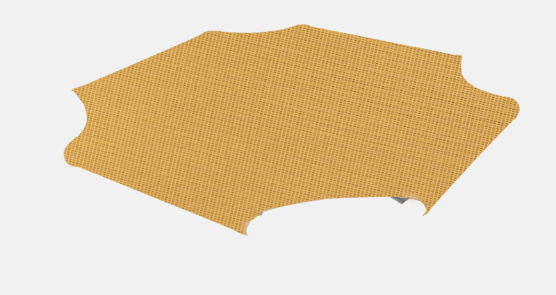 4Legs4Pets Replacement Lace - Up Cot Cover: 52" x 30" - Glad Dogs Nation | ALL Profits Donated