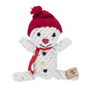 $5 OFF! Jax & Bones Good Karma Rope Snowman Dog Toy: 2 Sizes - Glad Dogs Nation | ALL Profits Donated