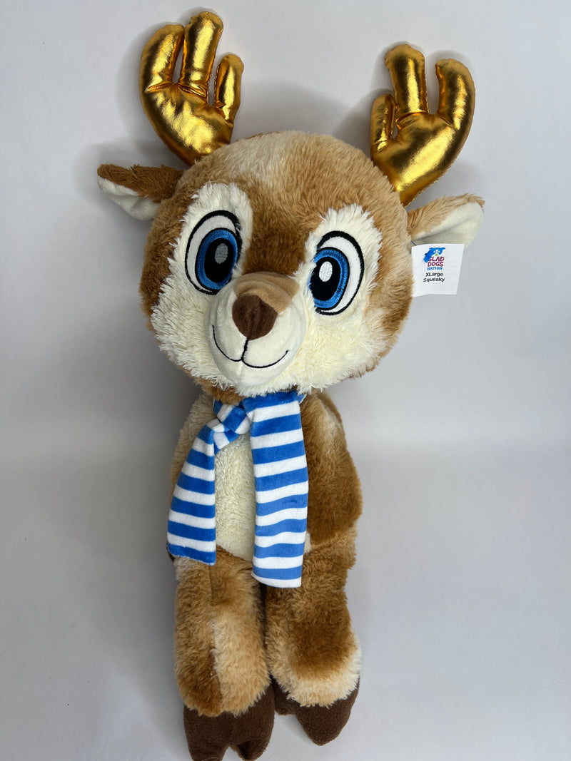 Extra Large /XL Stuffed & SQUEAKY Plush Holiday Dog Toys