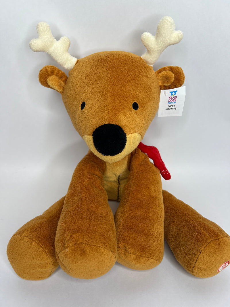 Large Stuffed & SQUEAKY Plush Holiday Dog Toys