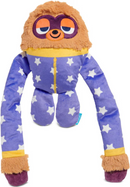 BARK Slow Jams Dan Crinkly Tube Squeaky Plush Dog Toy