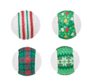 BARK Snowballers Holiday Squeaky Tennis Balls Dog Toy 4 Pack