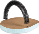 $2 OFF!  Catstages Scratch & Groom Scratch Pad & Grooming Brush Cat Toy With Catnip