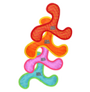 DuraForce Jr. Boomerang with 3 Squeakers: 4 Colors