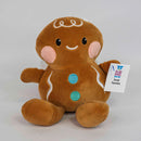 Small Stuffed & SQUEAKY Plush Holiday & Winter Dog Toys