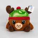 Small Stuffed & SQUEAKY Plush Holiday & Winter Dog Toys