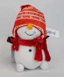 Small Stuffed & SQUEAKY Plush Holiday & Winter Dog Toys