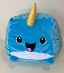 Large Squishy Cuddlers Super Soft Plush Dog Toys: Squeak & NO Squeak