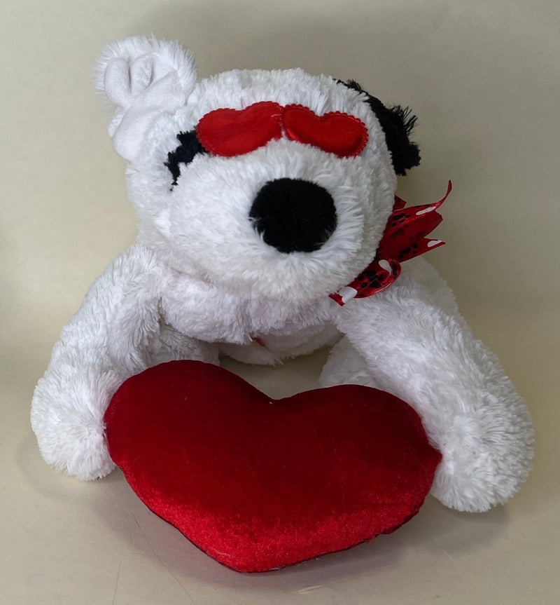 Hearts, Love & Candy Dog Toy: Squeak & NO Squeak, All Sizes