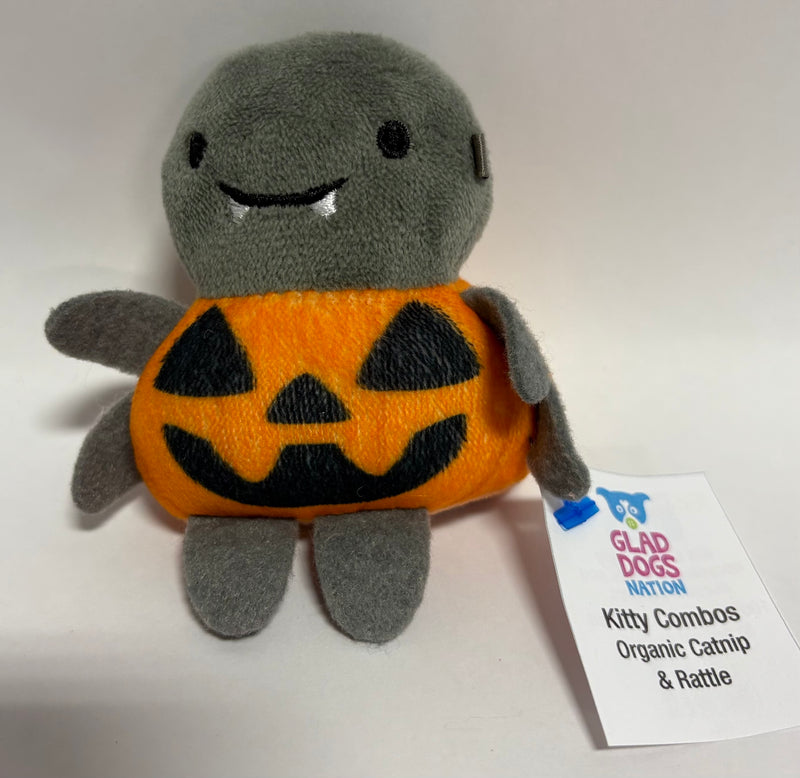 Fat Cat Nation Halloween Kitty Combos Cat Toys with Organic Catnip & Rattles