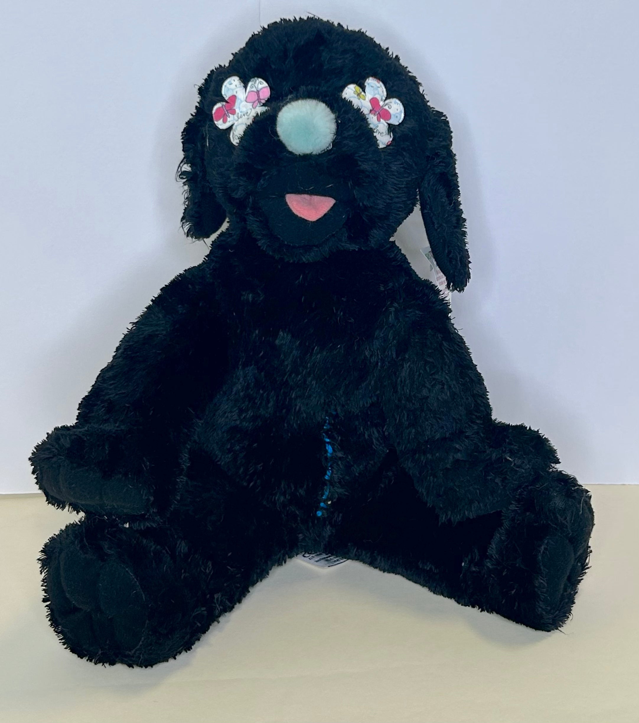 Mini Me Squeaky Breed Dog Toy: Black Mutts