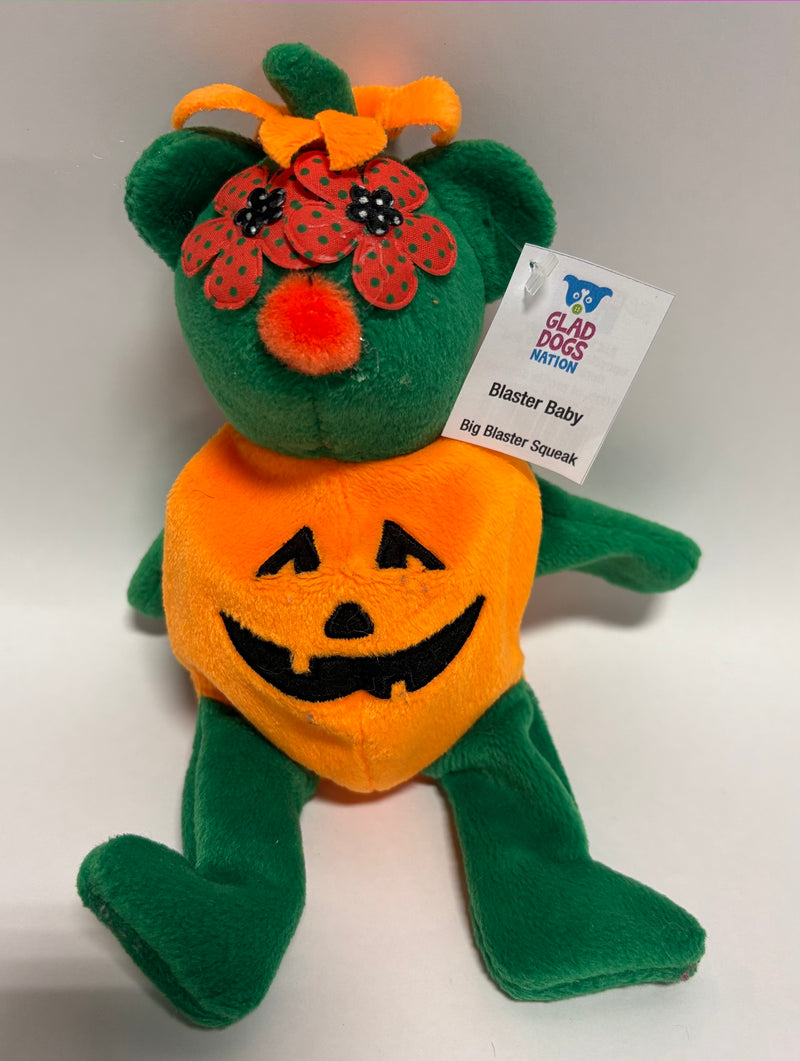 Glad Dogs Halloween SQUEAK & NO SQUEAK Dog Toys: TINY & BLASTER BABY
