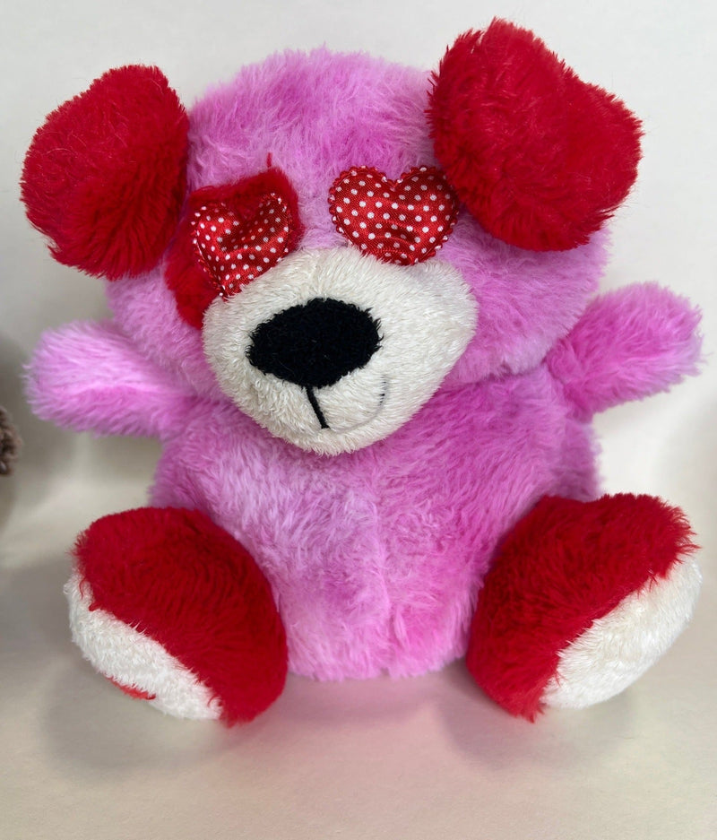 Hearts, Love & Candy Dog Toy: Squeak & NO Squeak, All Sizes