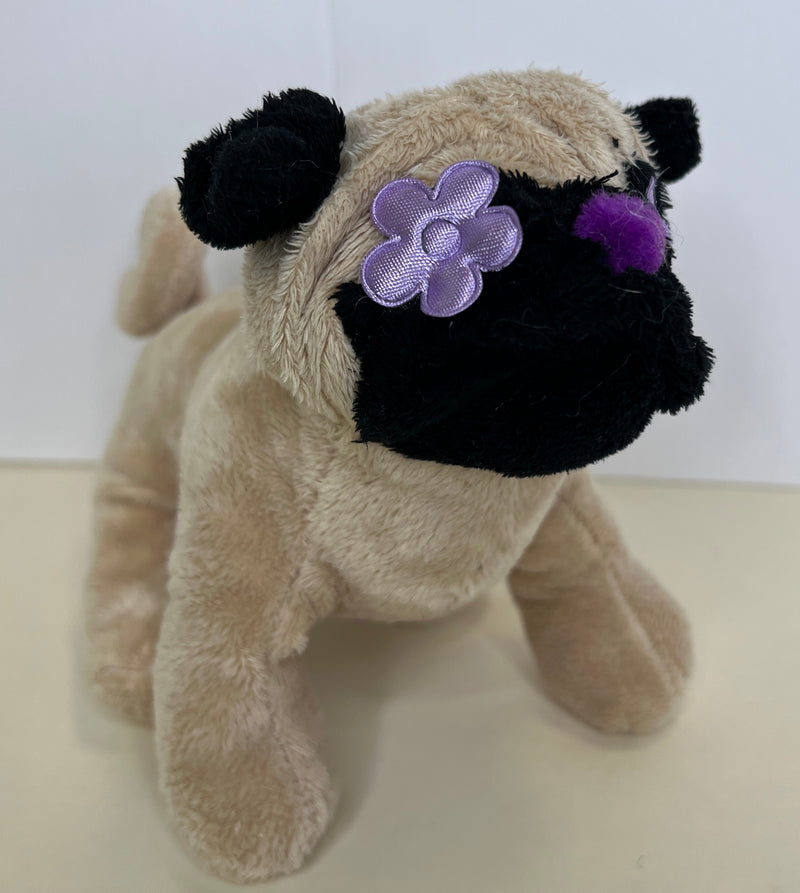 Mini Me Squeaky Breed Dog Toy: Pug