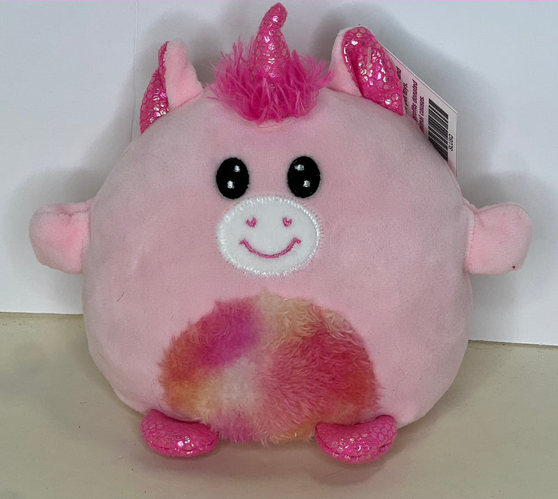 Small Squishy Cuddlers Super Soft Plush Dog Toys: Squeak & NO Squeak