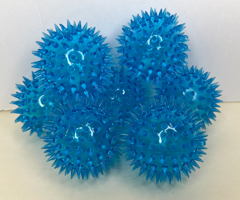 NEW! 2.5" Spiky Squeaker Ball, 3 Colors CHEAPER THAN AMAZON