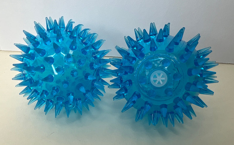 NEW! 2.5" Spiky Squeaker Ball, 3 Colors CHEAPER THAN AMAZON