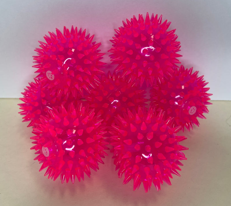 NEW! 2.5" Spiky Squeaker Ball, 3 Colors CHEAPER THAN AMAZON