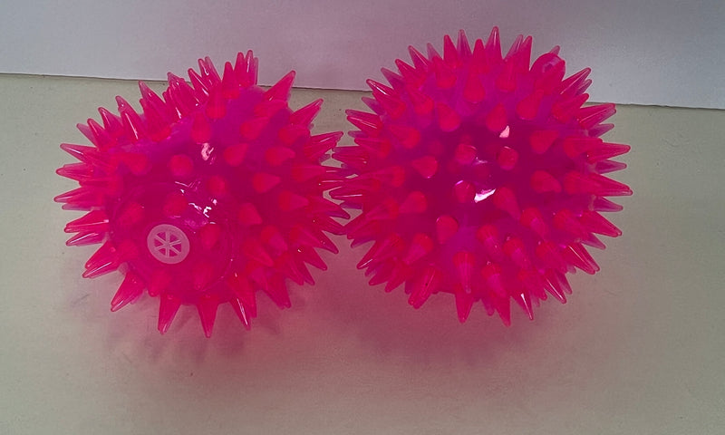 NEW! 2.5" Spiky Squeaker Ball, 3 Colors CHEAPER THAN AMAZON