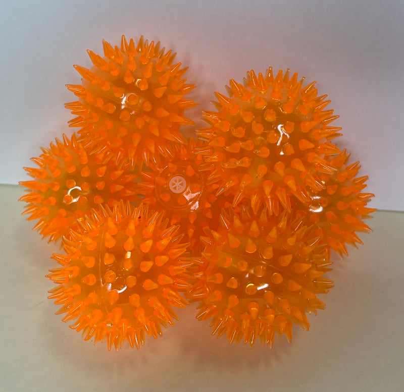 NEW! 2.5" Spiky Squeaker Ball, 3 Colors CHEAPER THAN AMAZON