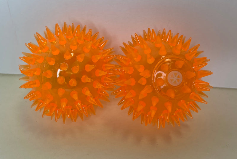 NEW! 2.5" Spiky Squeaker Ball, 3 Colors CHEAPER THAN AMAZON