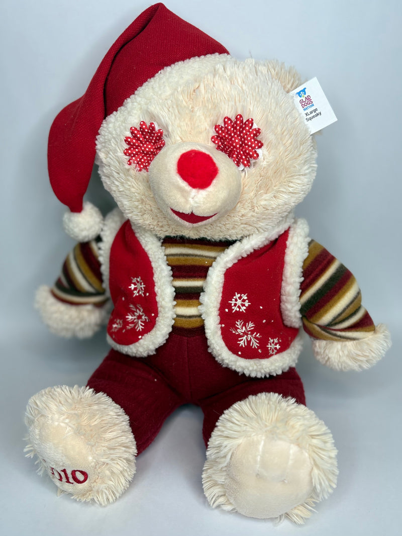 Extra Large /XL Stuffed & SQUEAKY Plush Holiday Dog Toys