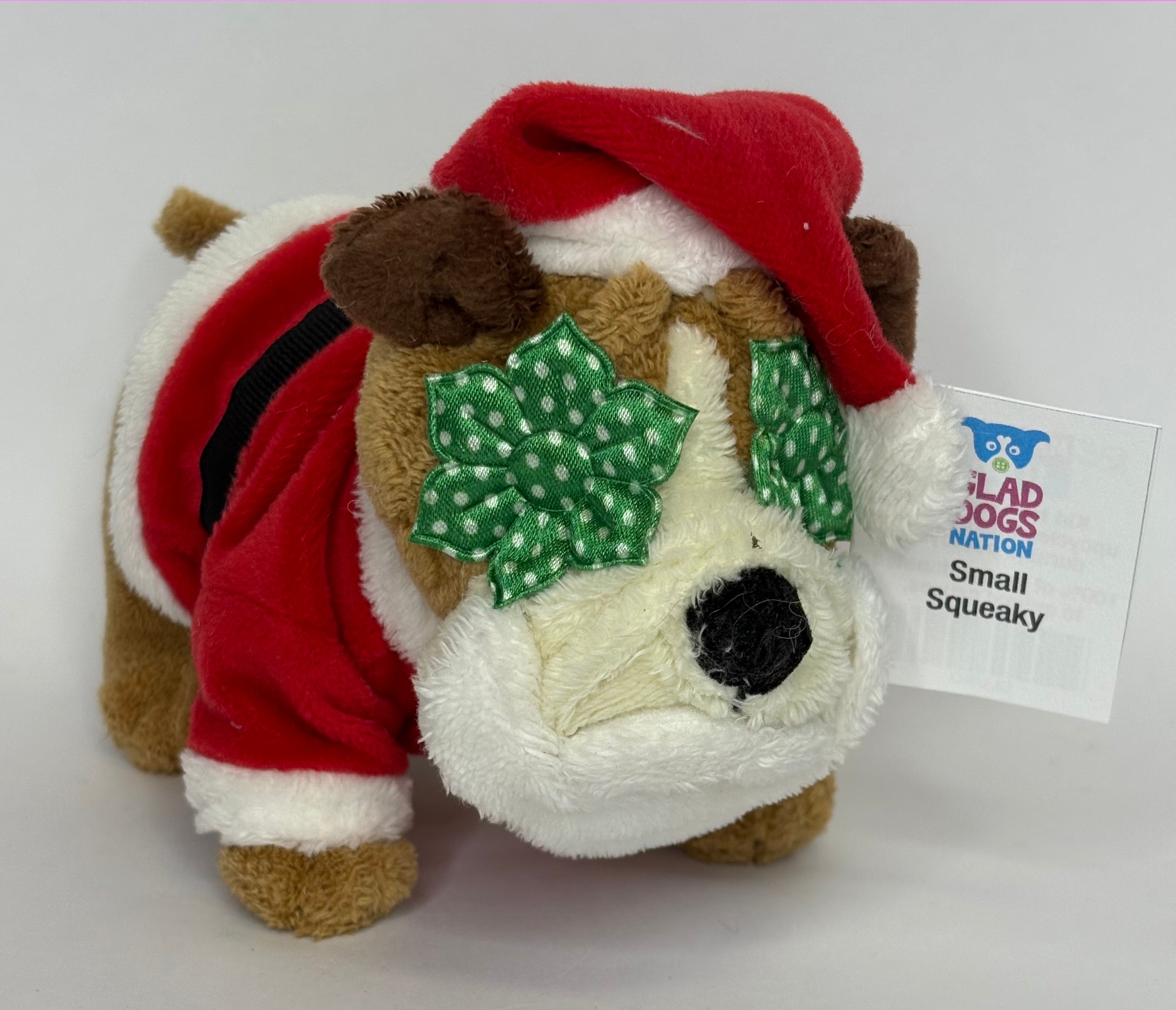 25% OFF! Small Stuffed & SQUEAKY Plush Holiday & Winter Dog Toys