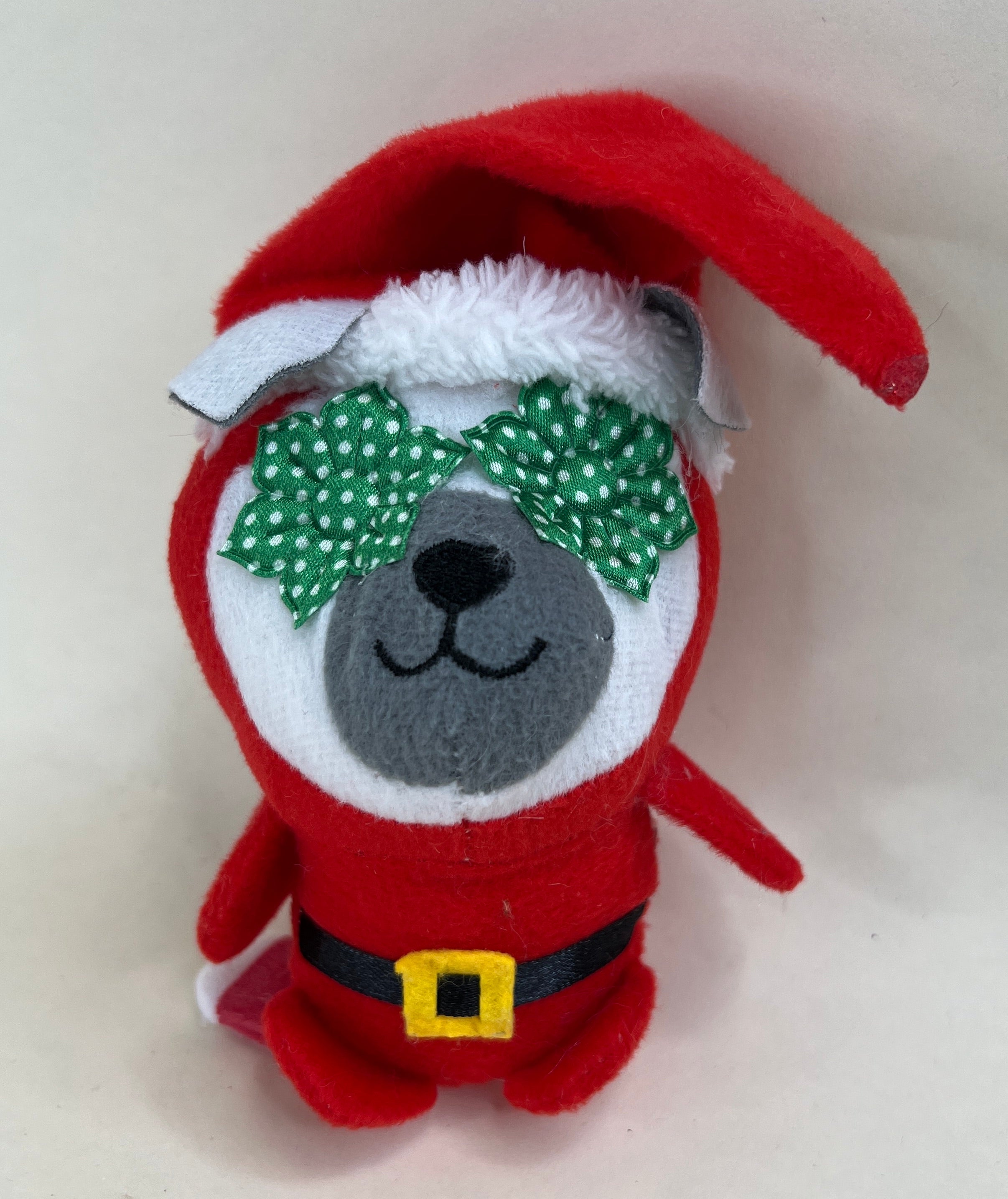 Tiny Stuffed & SQUEAKY Plush Holiday Dog & Cat Toys