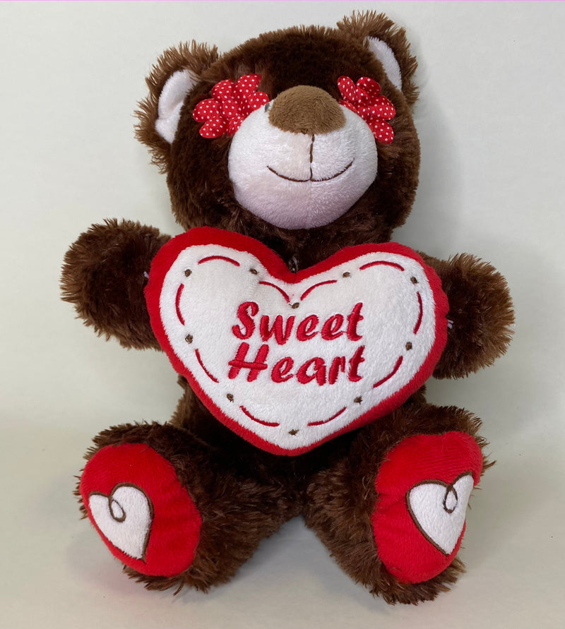 Hearts, Love & Candy Dog Toy: Squeak & NO Squeak, All Sizes