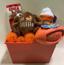 I'm Stuffed Dog Toy Gift Basket: 2 Sizes