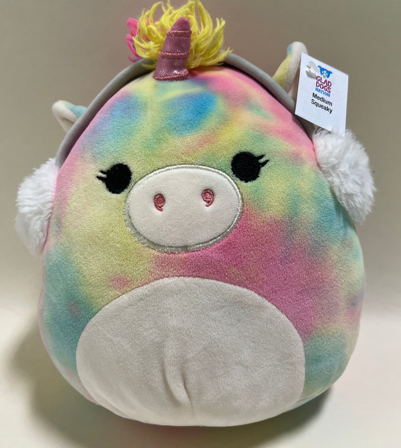 BOGO! Medium Squishy Cuddlers Super Soft Plush Dog Toys: Squeak & NO Squeak