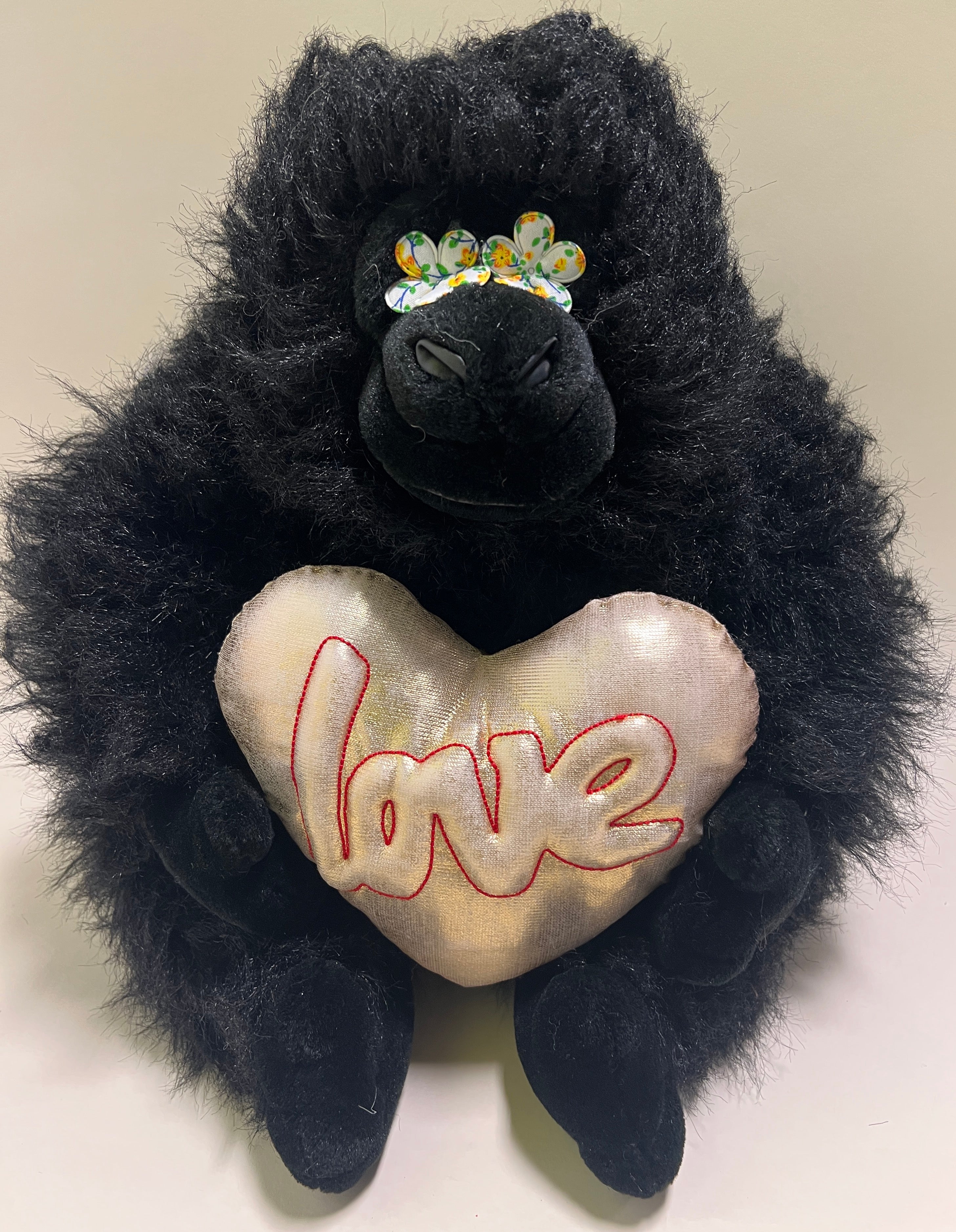EXTRA LARGE Hearts, Love & Candy Dog Toy: Squeak & NO Squeak