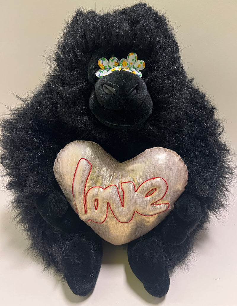 EXTRA LARGE Hearts, Love & Candy Dog Toy: Squeak & NO Squeak