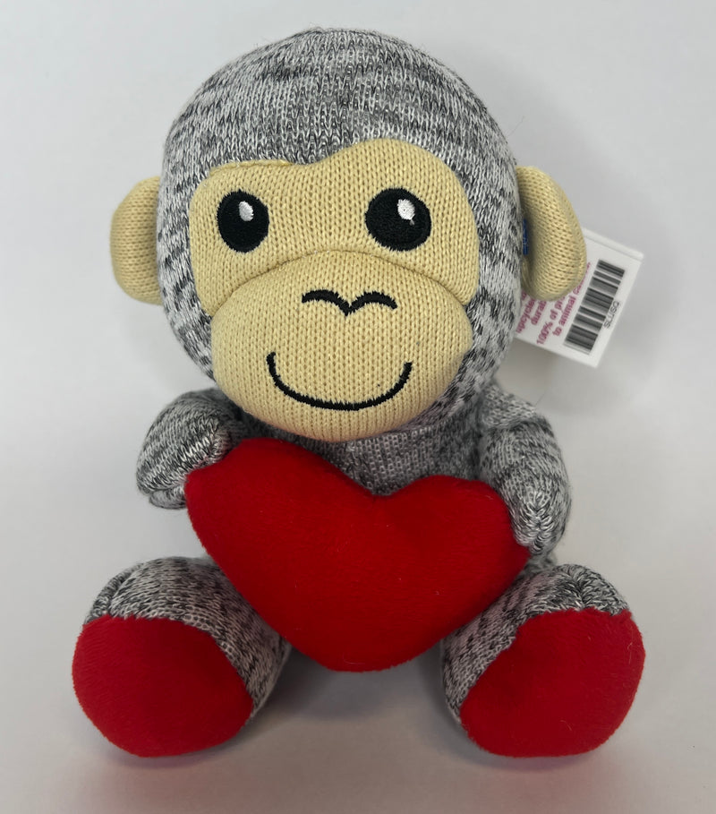 SMALL Hearts, Love & Candy Dog Toys: Squeak & NO Squeak