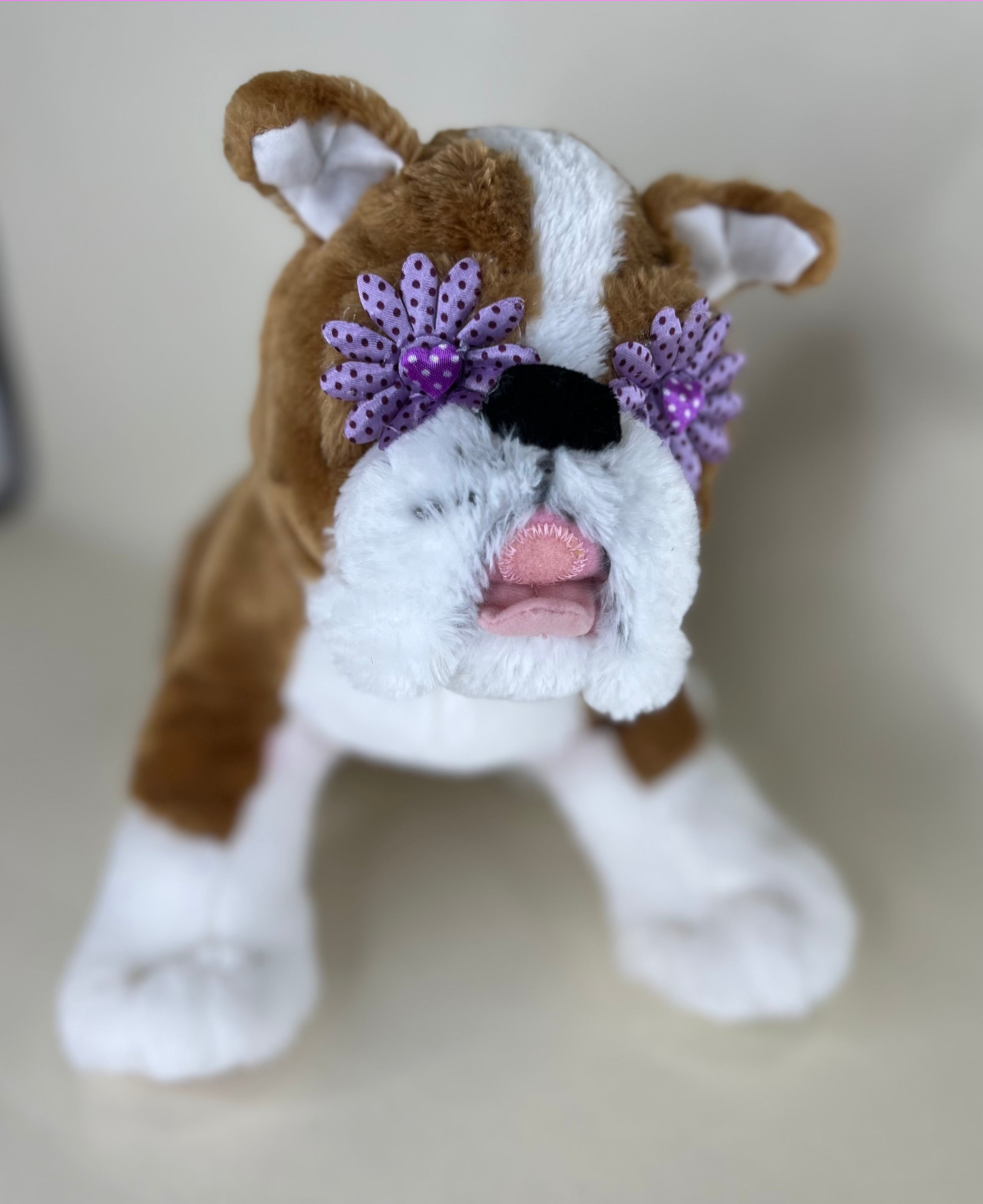 Mini Me Squeaky Breed Dog Toy: Bulldog