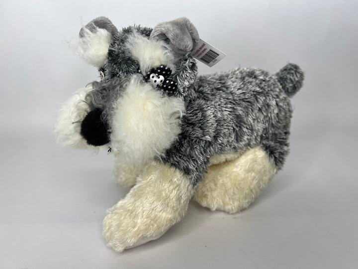 Mini Me Squeaky Breed Dog Toy: Schnauzer