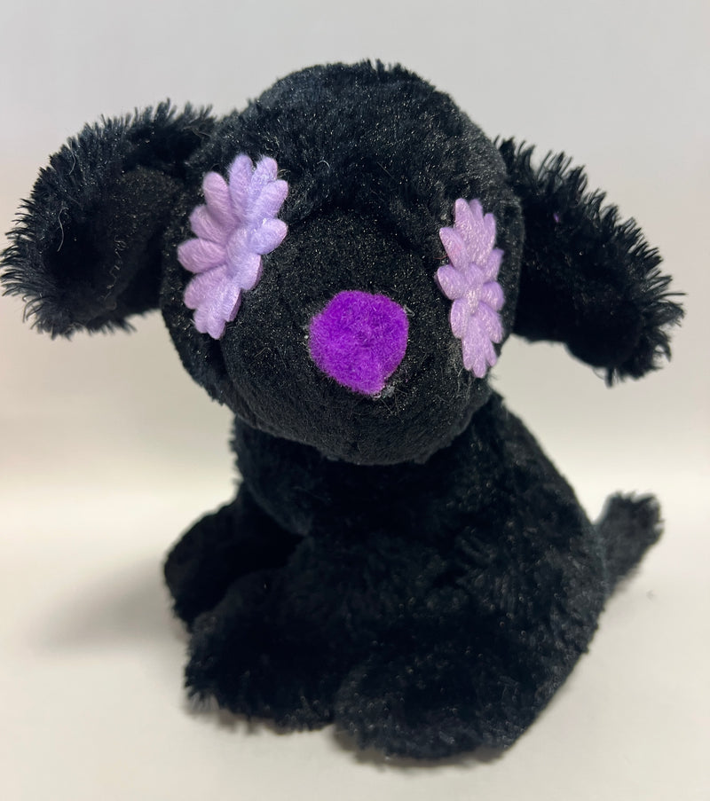 Mini Me Squeaky Breed Dog Toy: Black Mutts