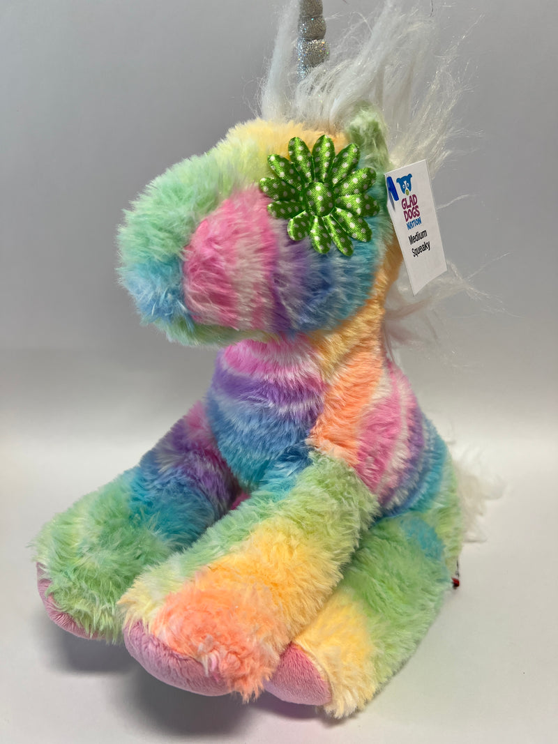 30% OFF! Rainbow Themed Squeaky & NO Squeak Dog Toys S-XXL