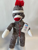 Classic Sock Monkey Stuffed & Squeaky Dog Toys: All Sizes