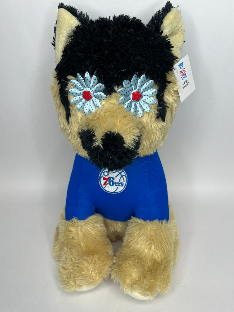 Team Spirit Stuffed SQUEAKY Dog Toys: Sport Mascots & Players of All Sizes