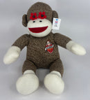 Classic Sock Monkey Stuffed & Squeaky Dog Toys: All Sizes