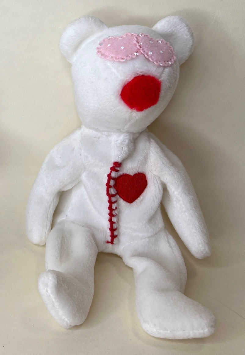 Hearts, Love & Candy Dog Toy: Squeak & NO Squeak, All Sizes